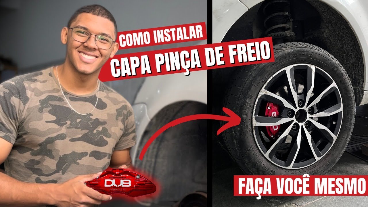 Como instalar capa de pinça de freio em qualquer carro?