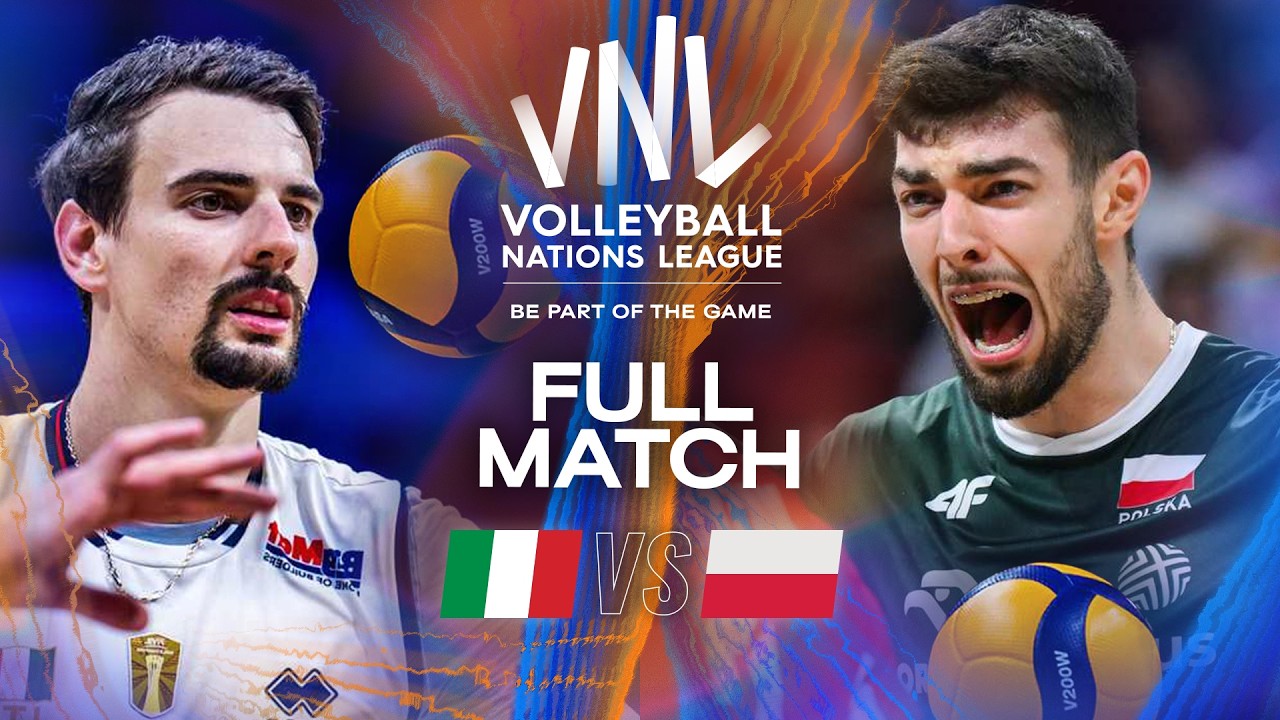 Italy 🇮🇹 vs. Poland 🇵🇱 | VNL 2025 - Full Match | Week 2