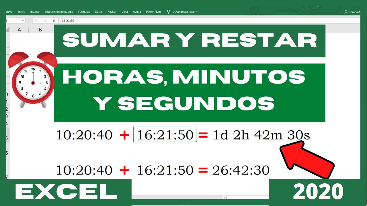 como SUMAR horas en excel más de 24 horas (calcular las horas trabajadas de un empleado)