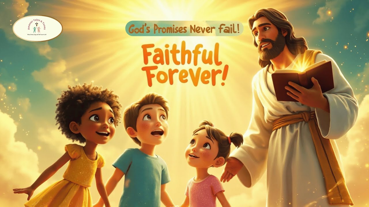✨ God's Promises Never Fail!  Faithful Forever   Kids Worship Song Animated ✨