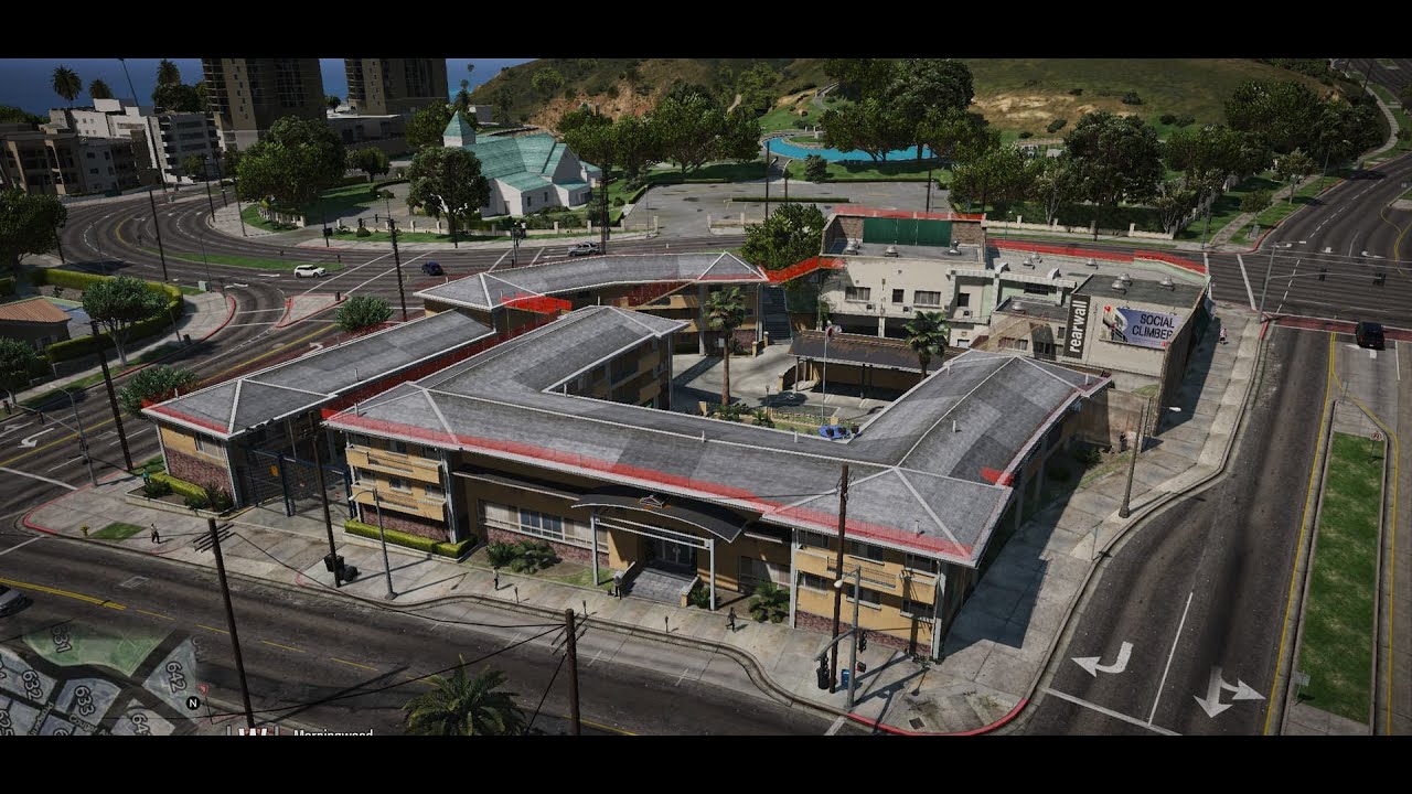 Mandem Block - New Gang Compound [FiveM Map]