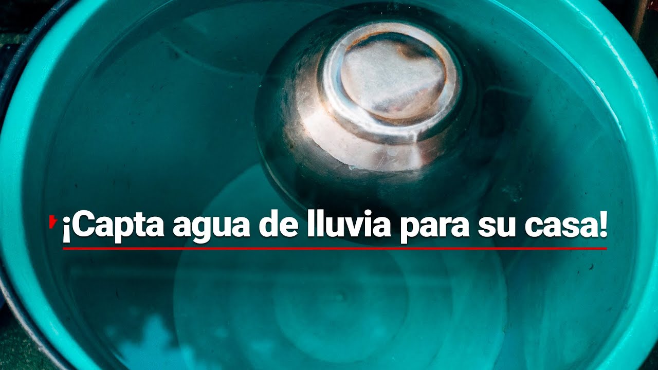 Así puedes construir un filtro casero para captar agua de lluvia