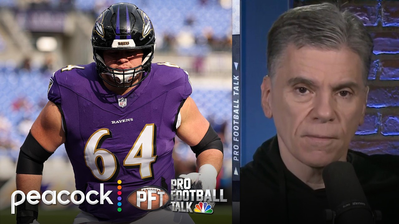 Did Raiders overpay in reported Tyler Linderbaum deal? | Pro Football Talk | NFL on NBC