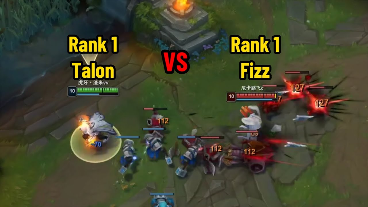 Rank 1 Talon VS Rank 1 Fizz!
