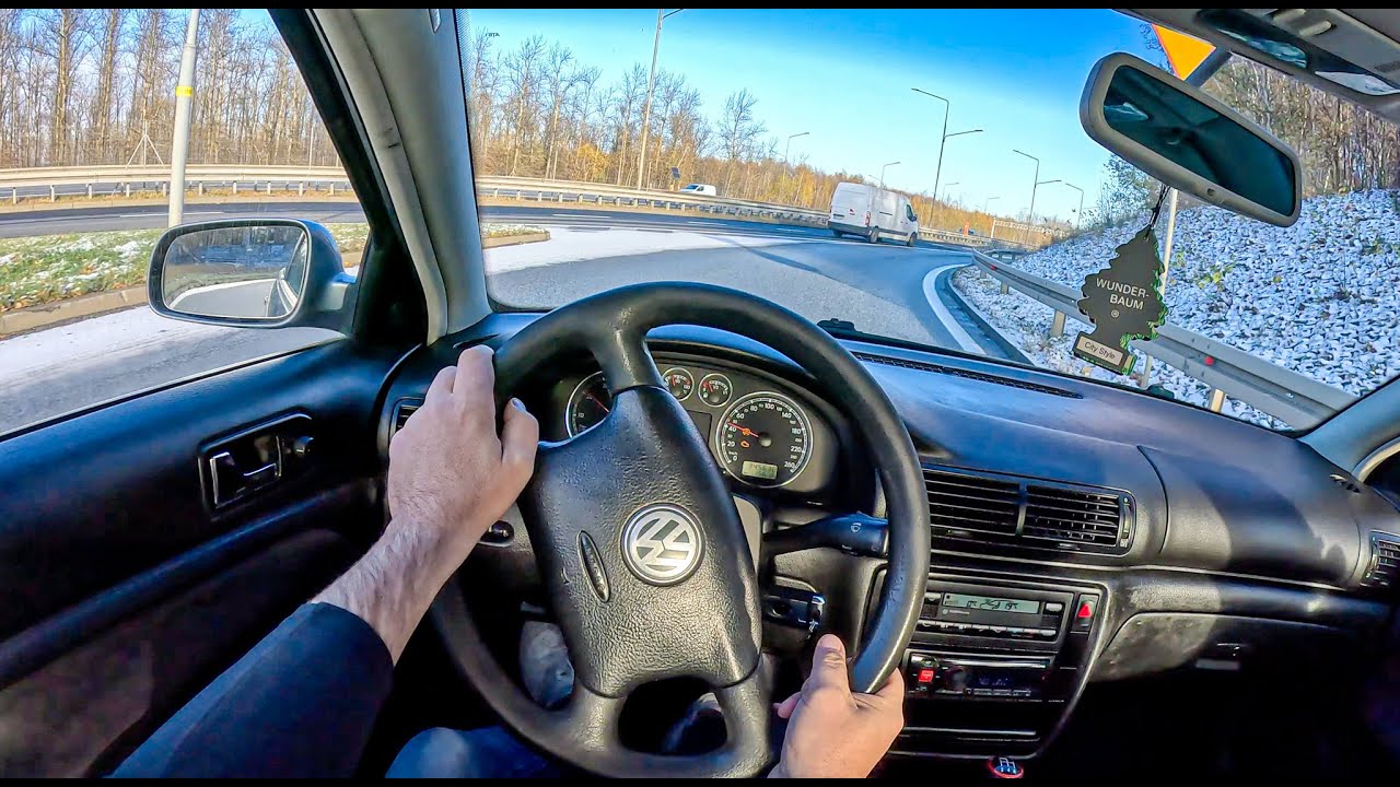 2003 Volkswagen Passat B5  [2.0 I 20V 131HP] | 0-100| POV Test Drive #1894 Joe Black