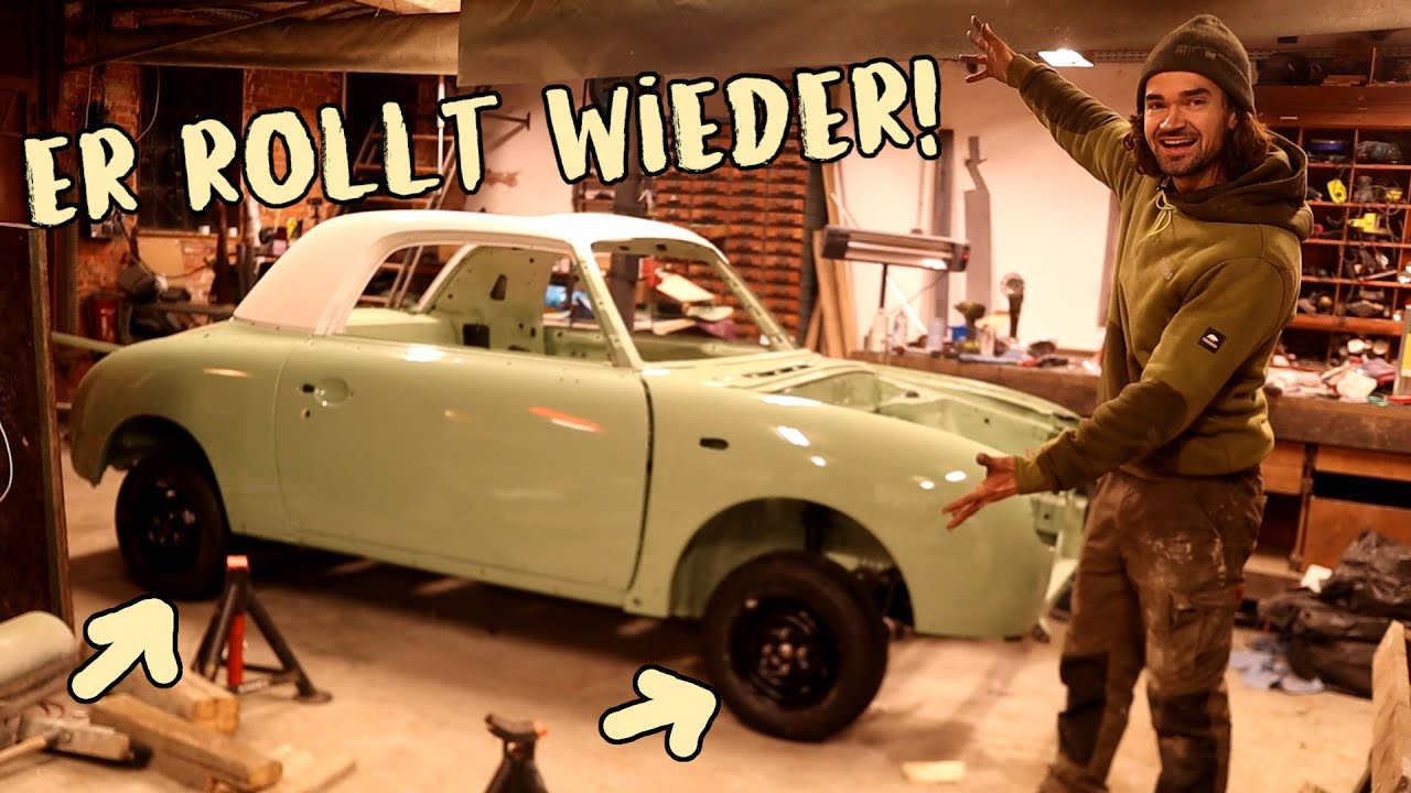 Ich schraube die ACHSEN an meinen FIGARO | Restauration Nissan Figaro F.15
