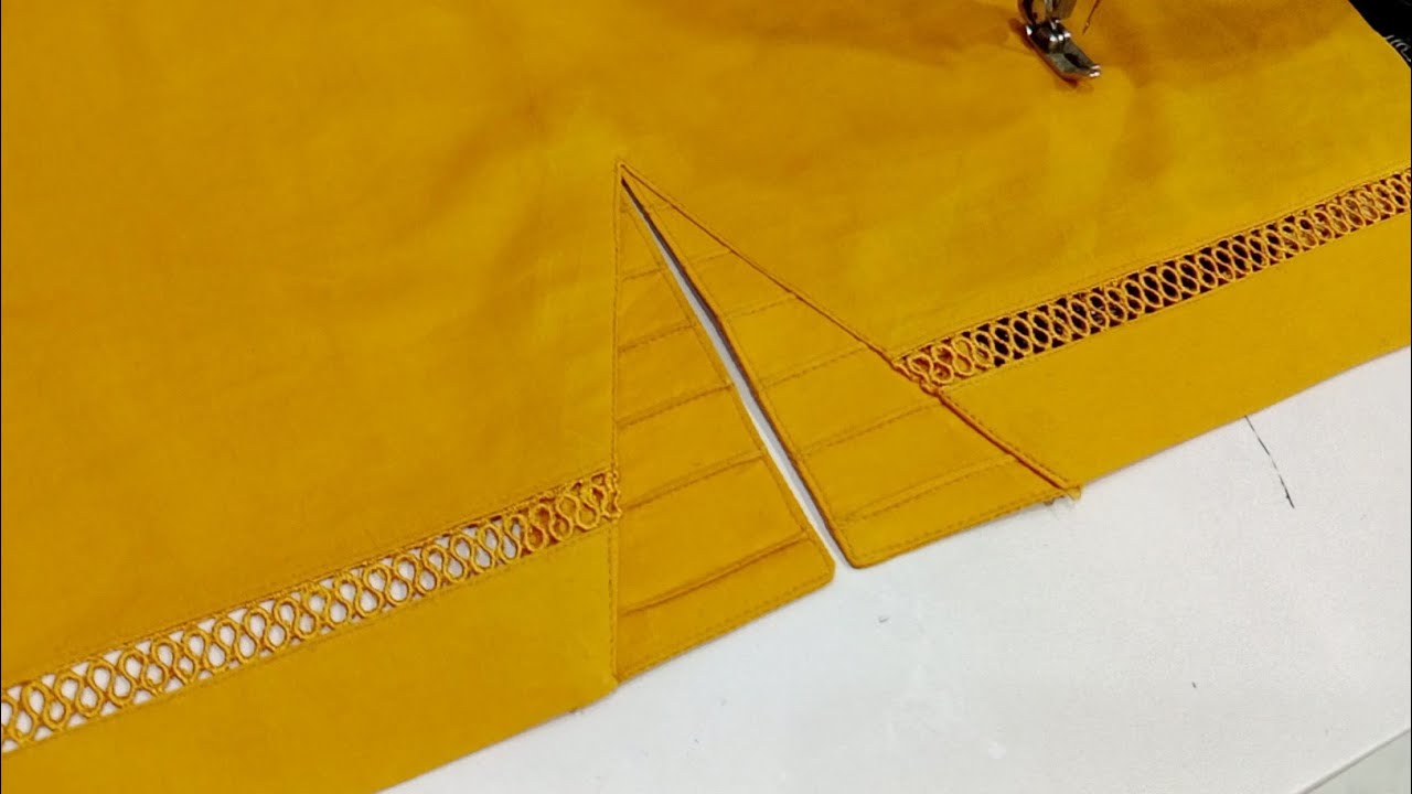 How To Create Stunning Pintex and Joint Lace Trouser Poncha Designs
