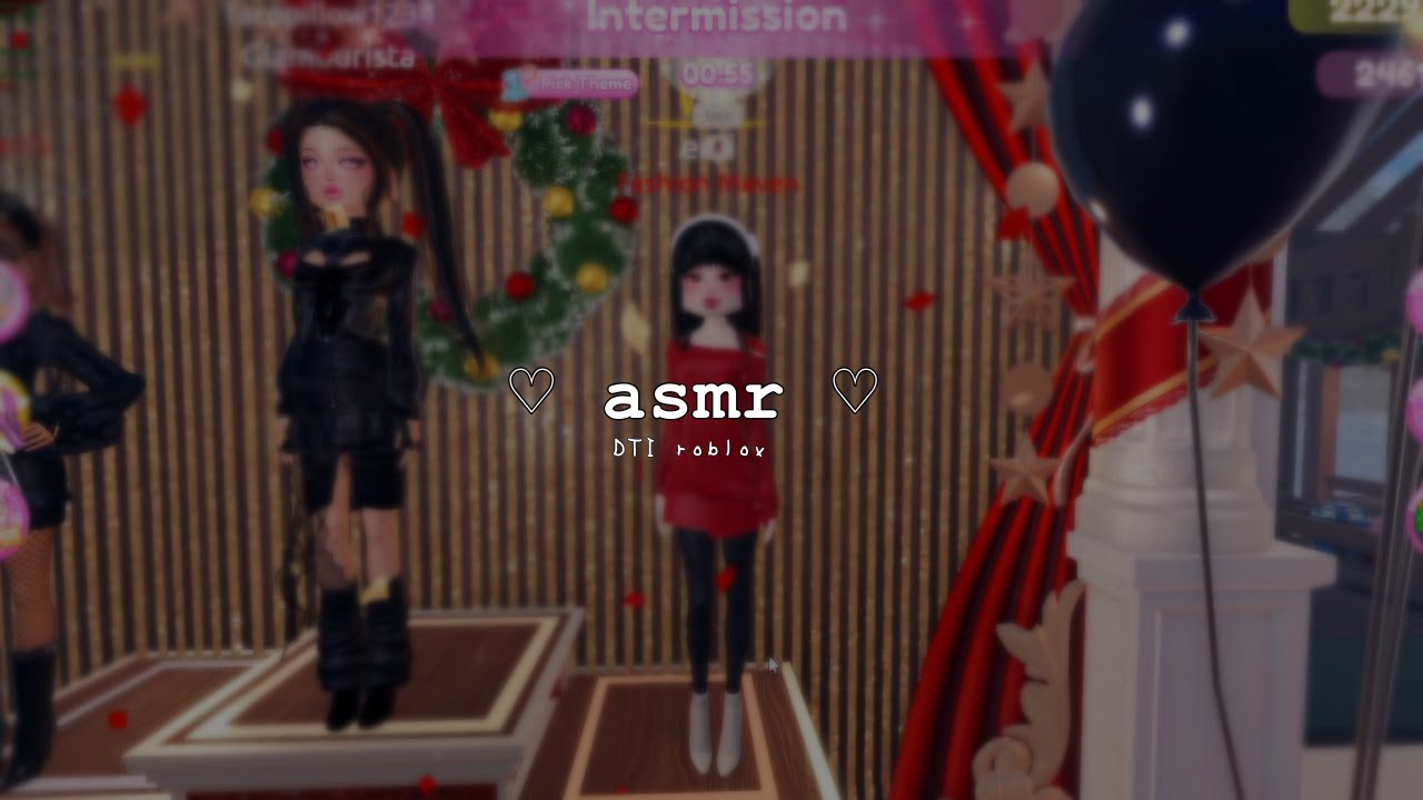 asmr roblox ♡ -- tingly mouth sounds while playing DTI  {gaming asmr, keyboard sound, mouth sounds}