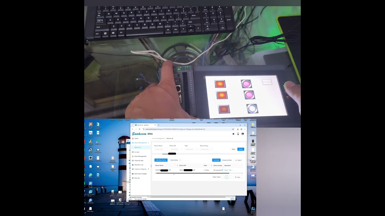 Samkoon , Debug Program PLC through OTA via  Cloud Samkoon using PLC Net Channel