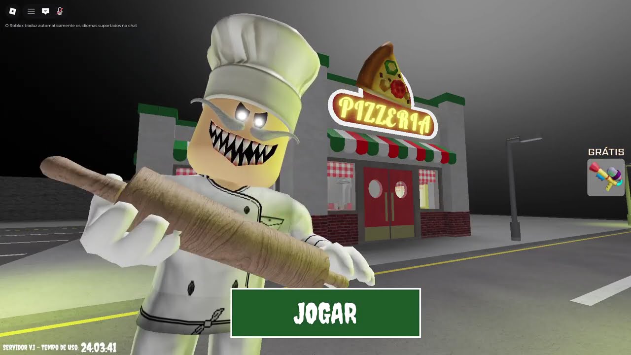 Escape da pizzaria Malvada! 😱😱😱
