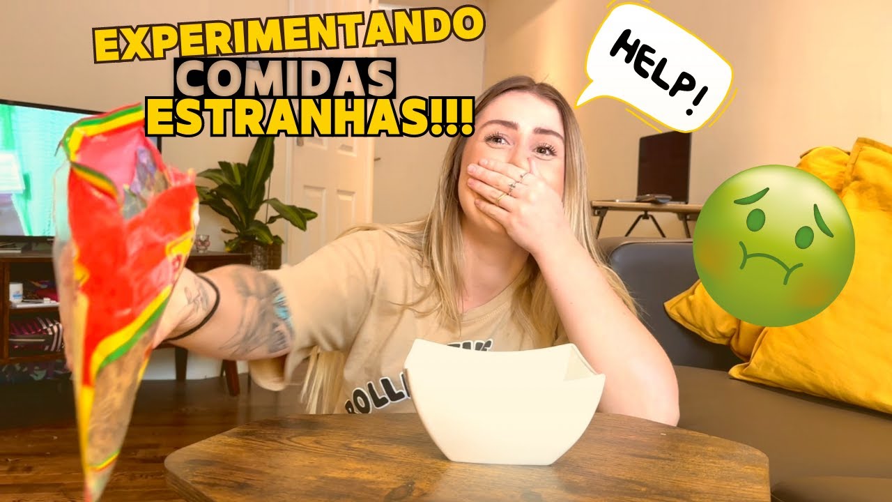 EXPERIMENTANDO COMIDAS ESTRANHAS EM LONDRES!!!