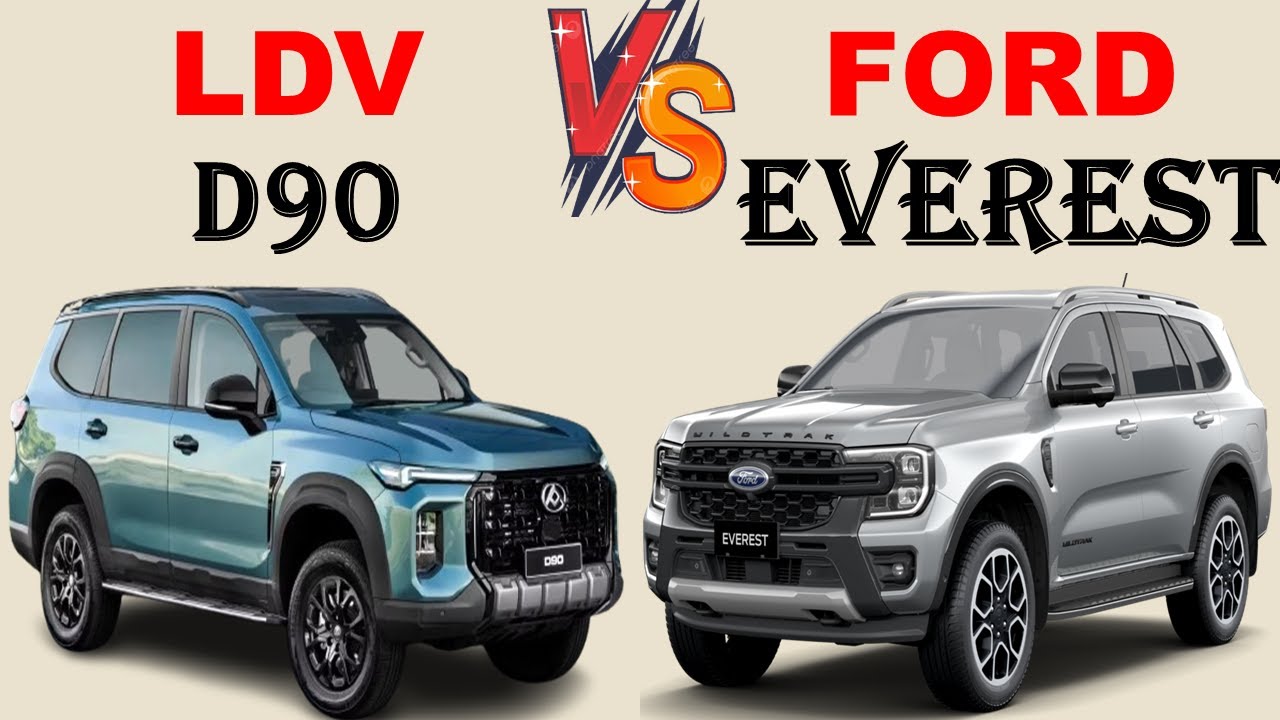 ALL NEW 2024 LDV D90 Vs ALL NEW Ford EVEREST | Which one is better?