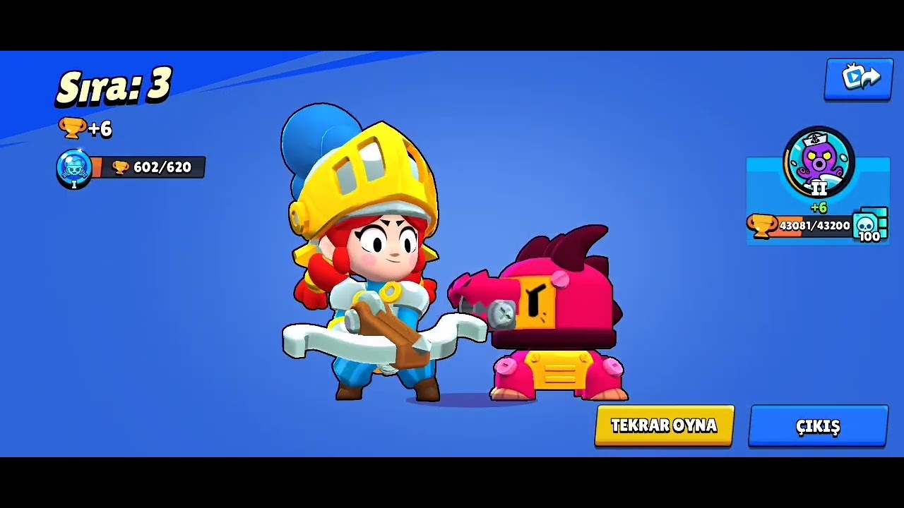 Karakterlerin kupasını kasıyoruz ( BRAWL STARS)