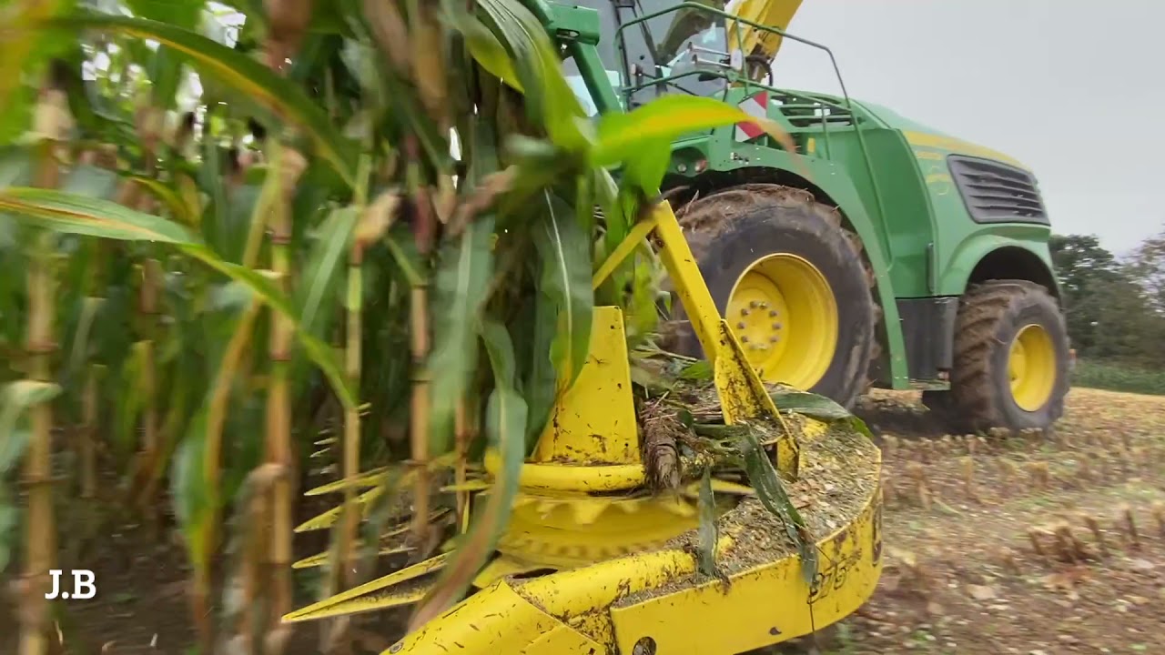 Ensilage de Ma&iuml;s 2021 avec deux Ensileuses incroyable (SARL Rouquette)