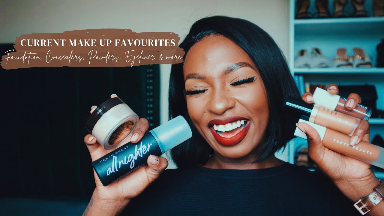 CURRENT MAKEUP FAVORITES - FOUNDATION || CONCEALERS || POWDERS || EYELINER & MORE