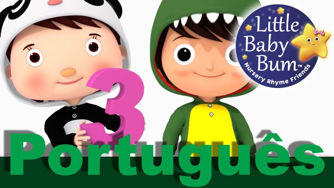Canção do Número 3 | Canções infantis | LittleBabyBum