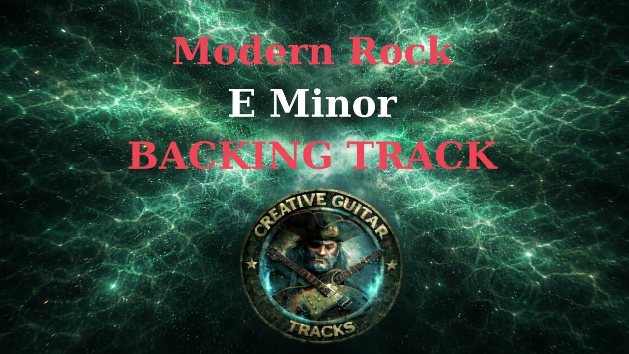 Modern Rock Backing Track E minor | For Guitar Practice | 117 BPM