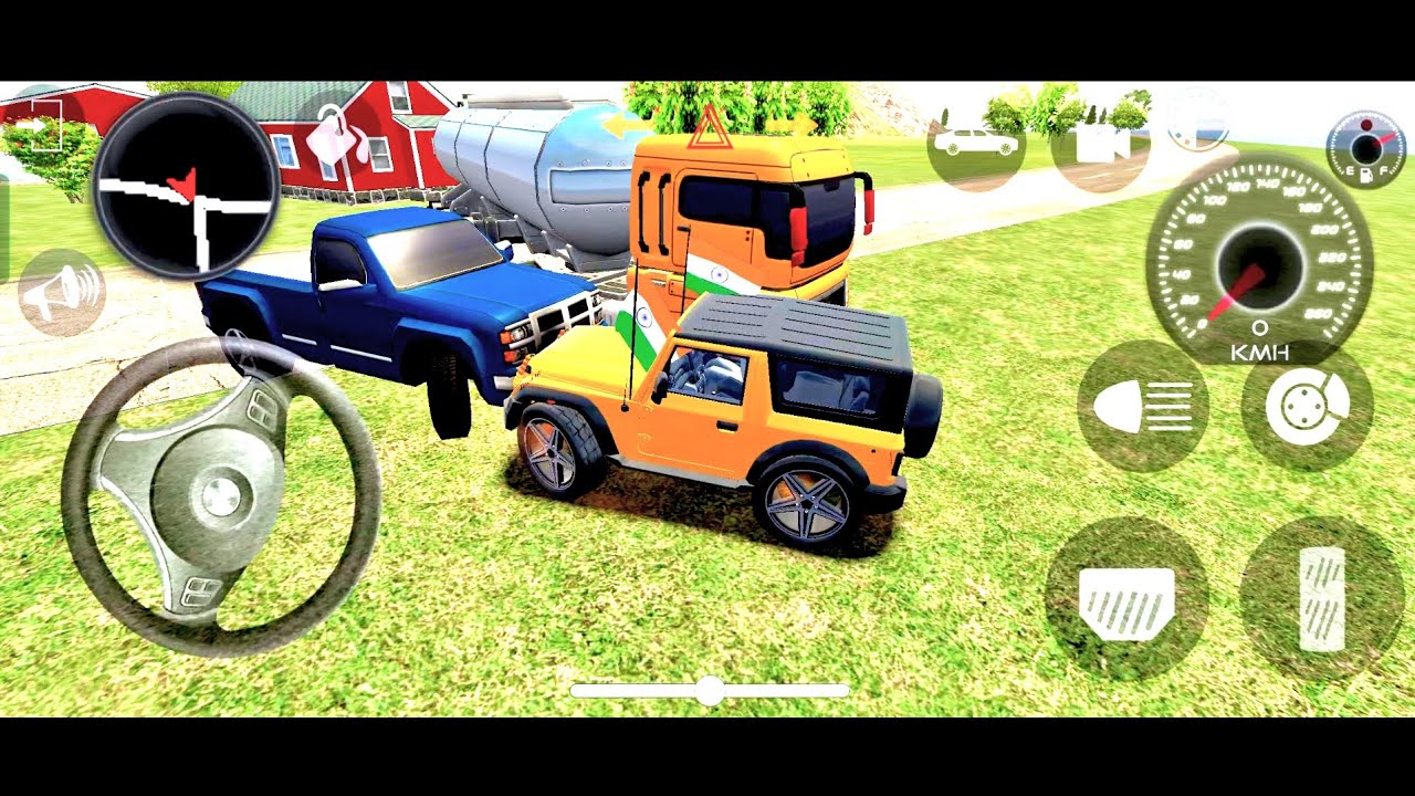 Mahindra Thar 😈😉 Black thar car wala Game 
