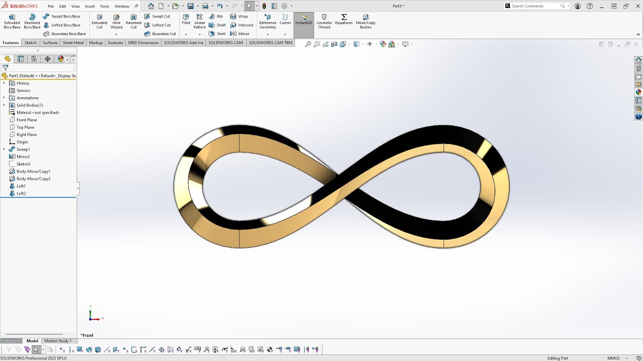 Infinity | Solidworks | HEX BOX
