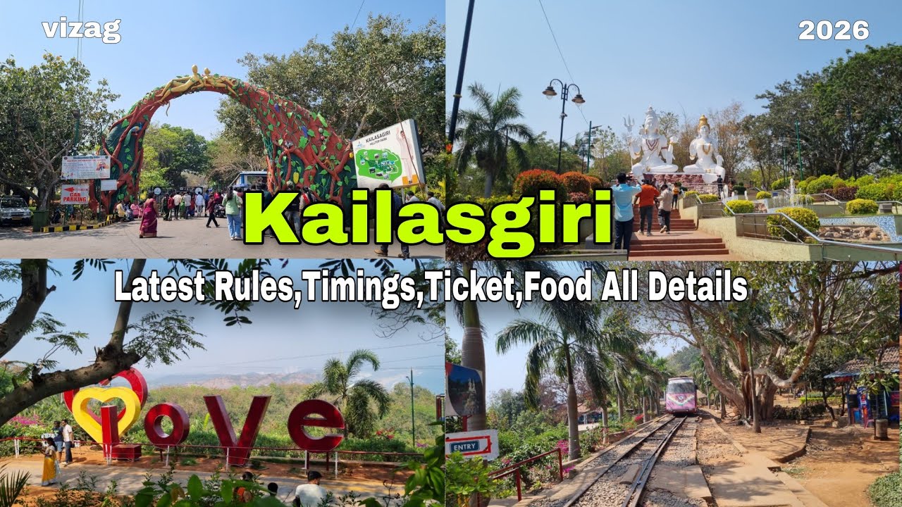 KAILASGIRI PARK VIZAG || Latest Rules,Timings,Ticket,Food All Details|| Visakhapatnam