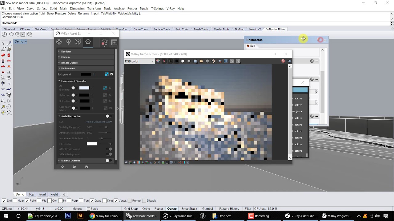 ARCH 230 - Introduction to VRay with Rhino 5