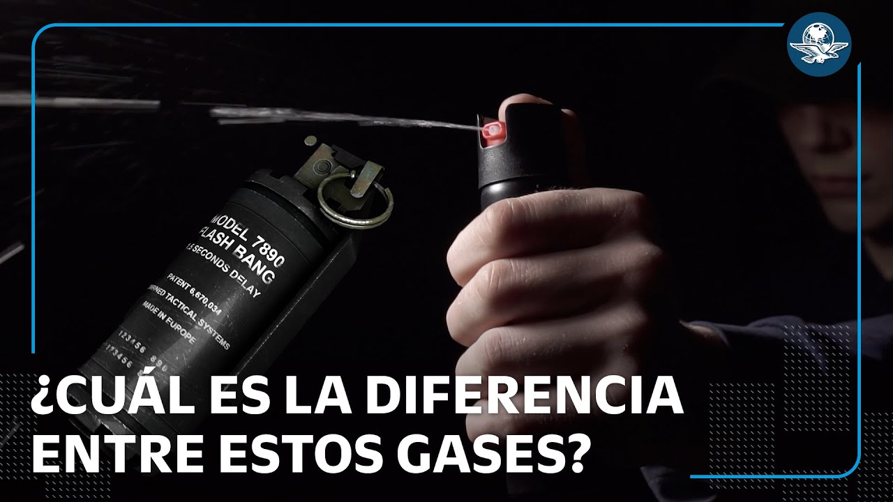 &iquest;Cu&aacute;l es la diferencia entre gas lacrim&oacute;geno, gas pimienta y gas de extintor?