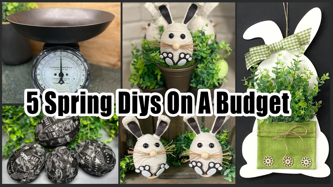 Spring DIY Decor on a Budget/Dollar Tree/Farmhouse DIY Decor