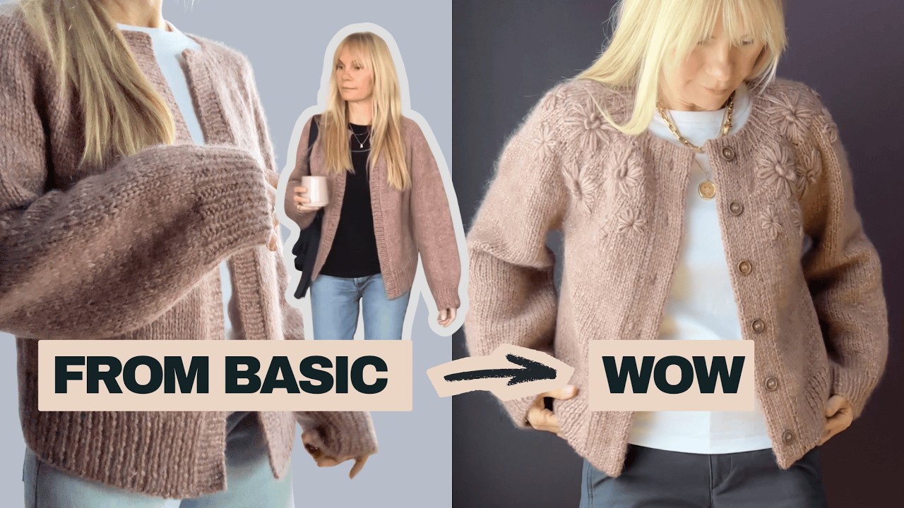Turning a Boring Cardigan Into My Most Complimented Piece