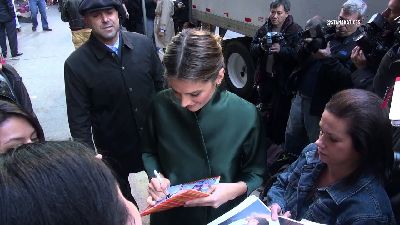 Stana Katic - Good Morning America + SiriusXM + Greeting fans (Nov. 2014) (HD)