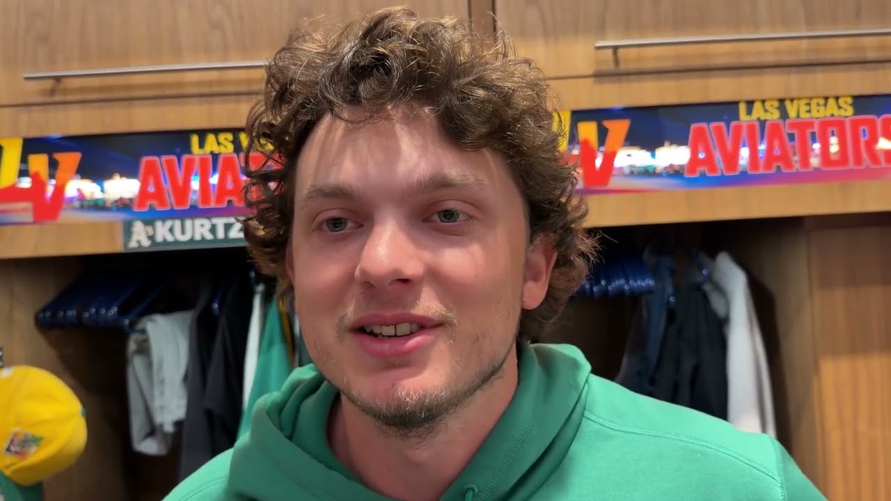 Athletics First Baseman Nick Kurtz on 2026 season. March 7, 2026. #NickKurtz #Athletics #MLB 