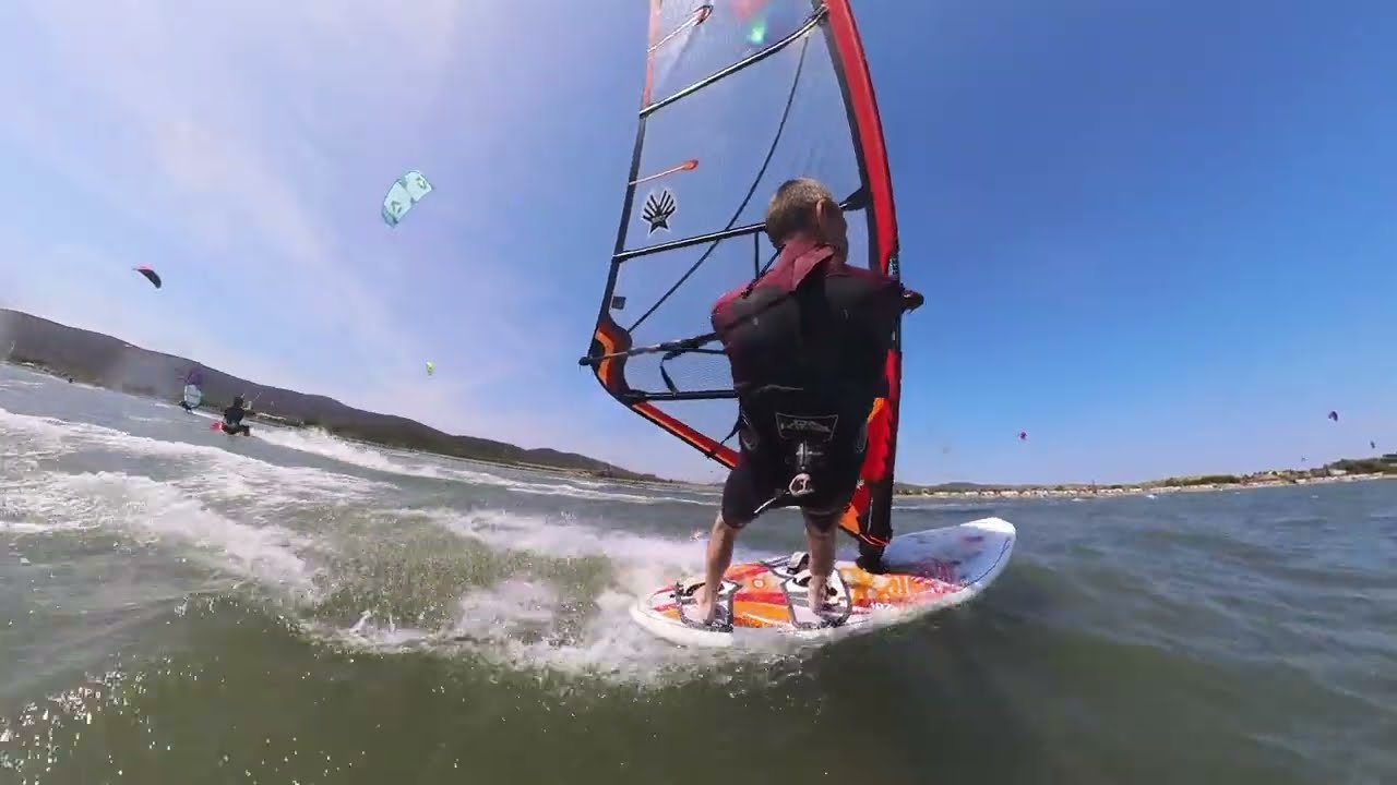 Windsurf  Talamone - 02-06-25 - Harness Mount | @insta360 X3 - RAW