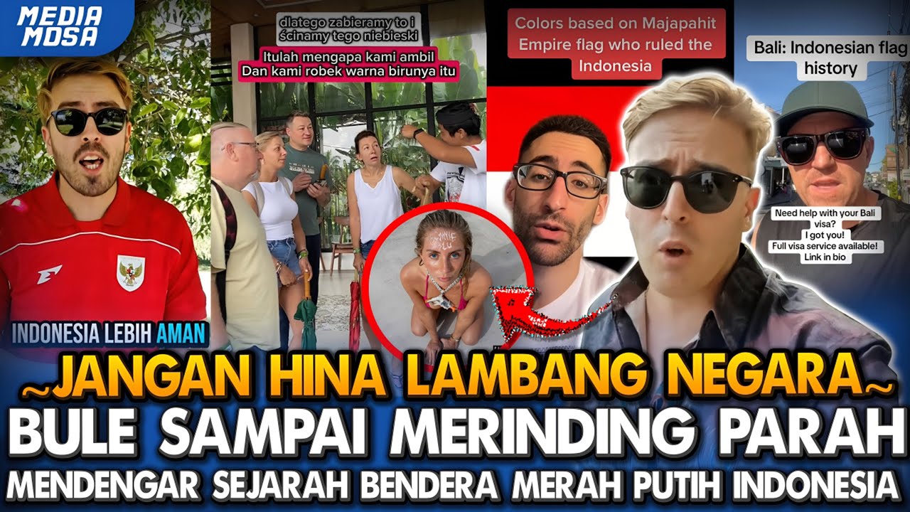 Sejarah Bendera Indonesia bikin Bule Eropa Merinding Parah‼️ BONNIE BLUE Malu Melihat Ini 🇮🇩