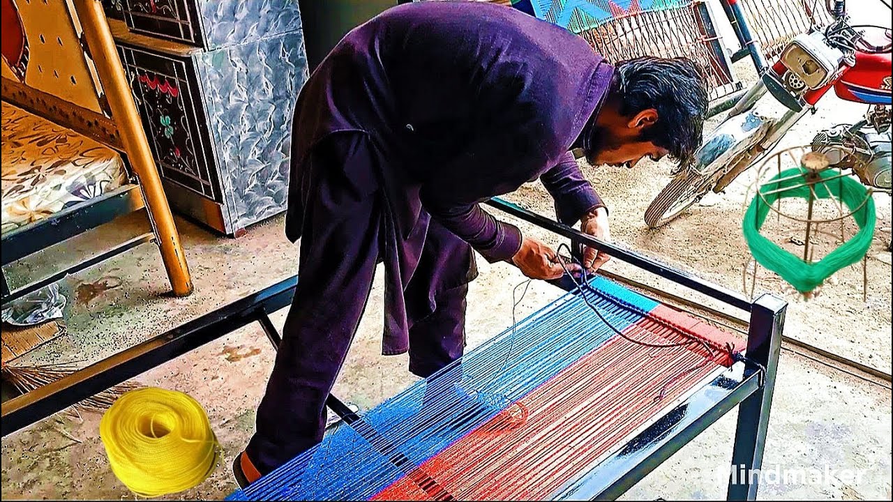 Traditional Cot Weaving Process | Crafting a Handwoven Cot with Authentic Techniques