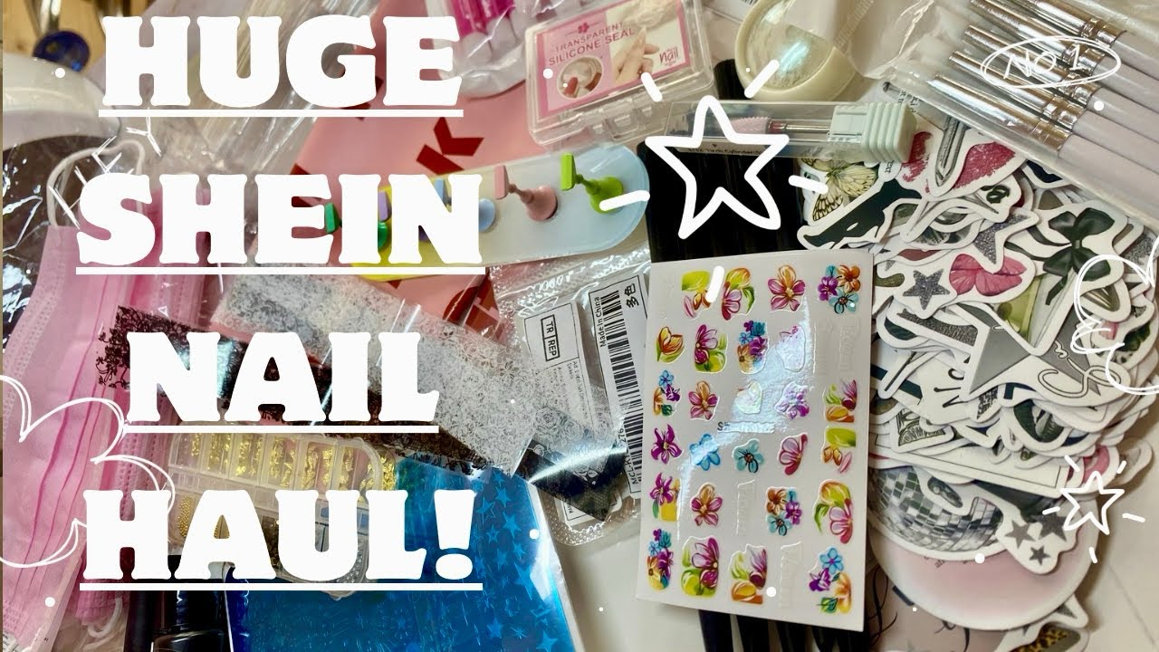 Affordable Nail Supplies from Shein | unboxing my Haul 💅