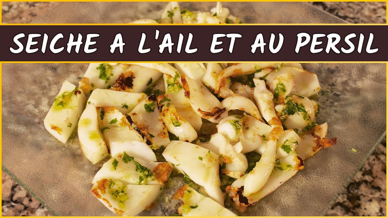 Recette de la seiche &agrave; l'ail et au persil