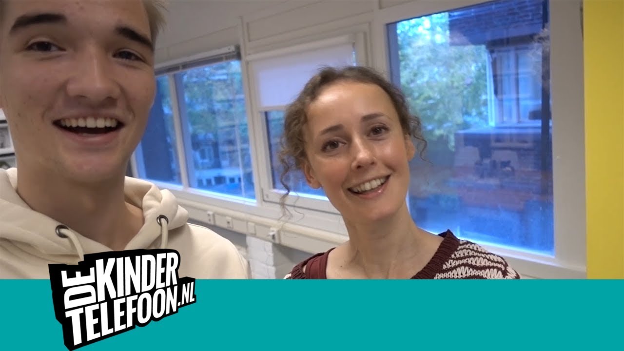 Vlogger Gio bij De Kindertelefoon