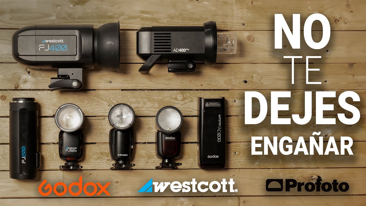 ¿CUAL ES EL MEJOR FLASH? | COMPARATIVA WESTCOTT vs GODOX vs PROFOTO | PRUEBAS A FONDO