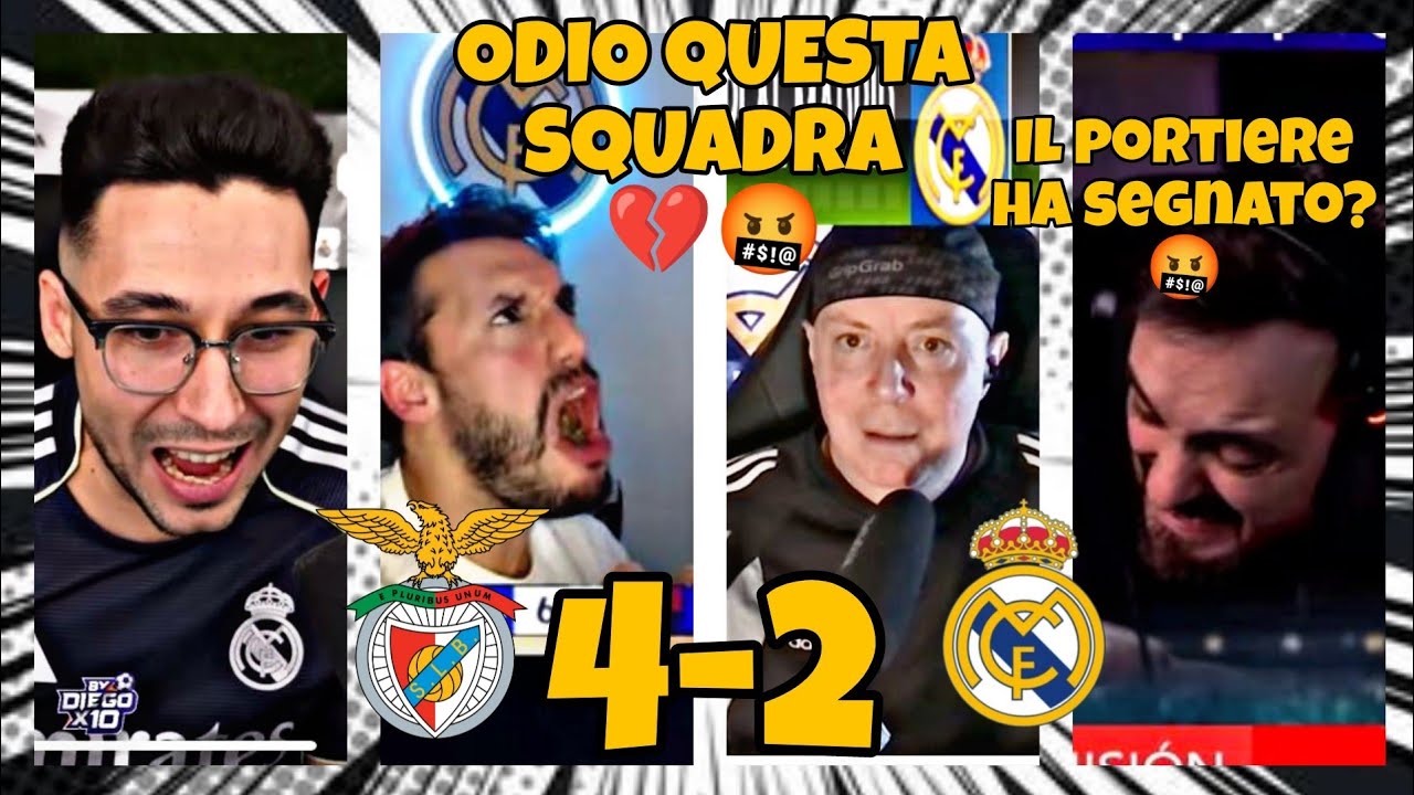 La afición del Real Madrid, con un fuerte dolor tras la goleada 4-2 ante el Benfica 💔