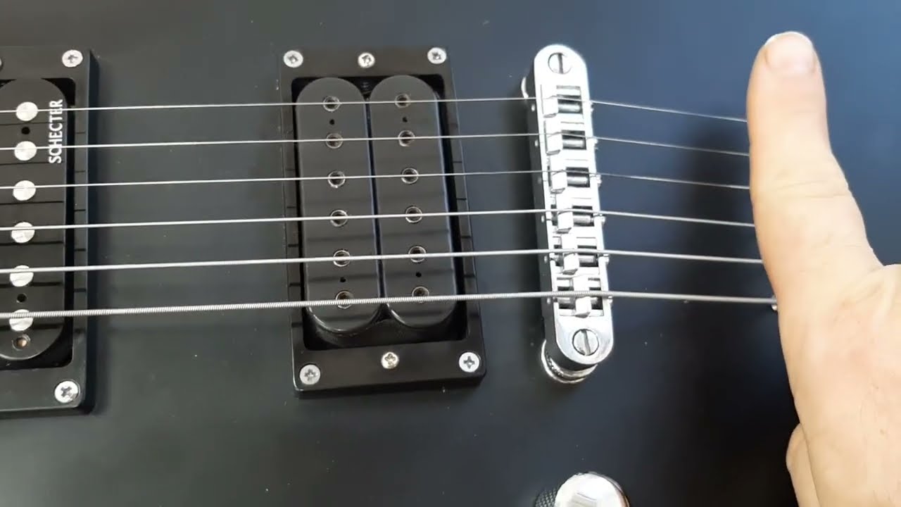 Schecter C-6 Deluxe. Ремонт. Настройка. Замена порожка.