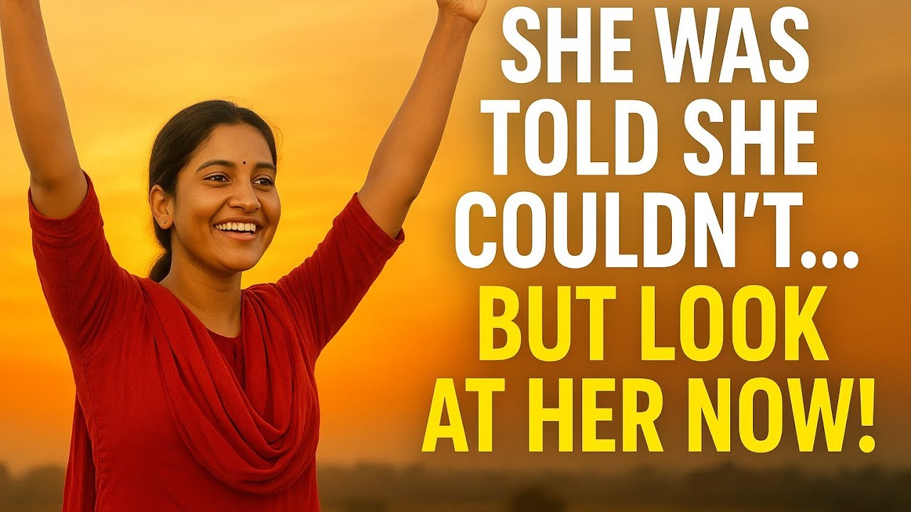 She Was Told She Couldn’t… But Look at Her Now | Motivational Indian Story