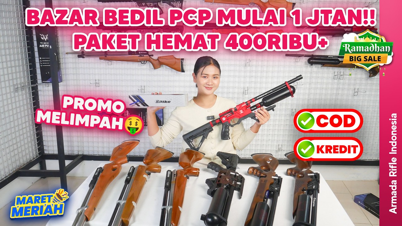 GILA!! BAZAAR BEDIL PCP 2026 HARGA HANCUR MULAI 1 JUTAAN! 🔥 SPEK BIG GAME & LONGRANGE🎯