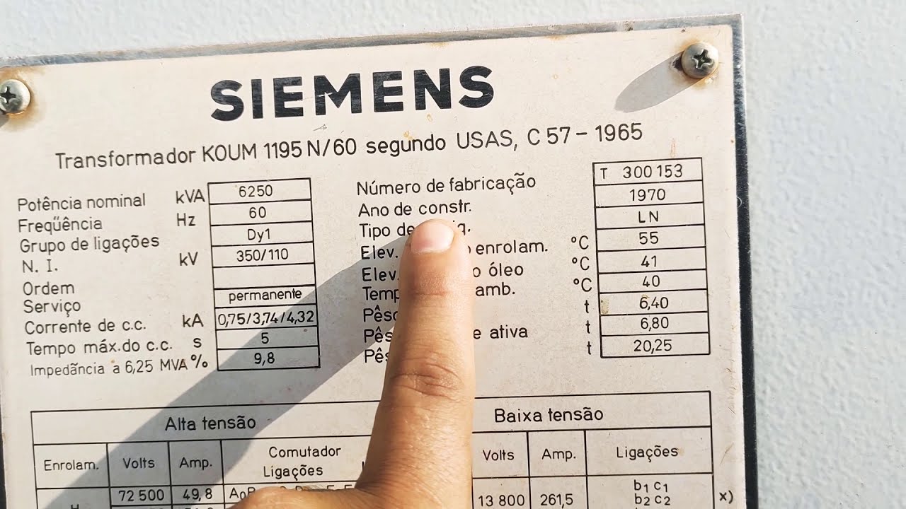 Enchimento e tratamento de óleo em transformador