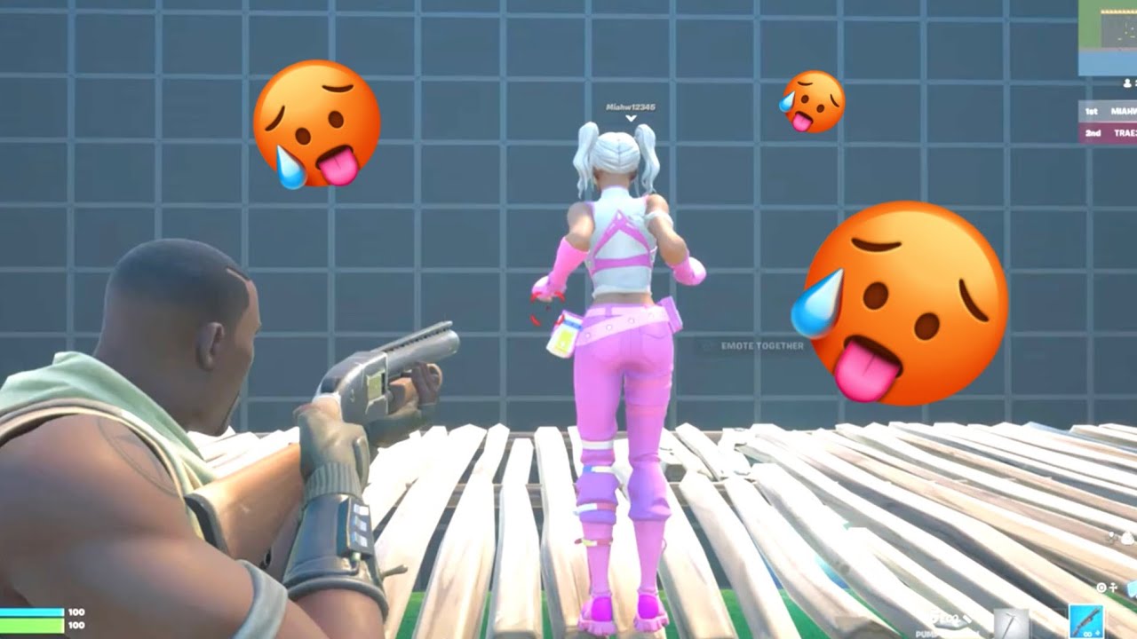 SO ME AND SUS GAMER GIRL 1V1ED WITH EVERY GUN AGAIN! (SHE CRAZY!!!)