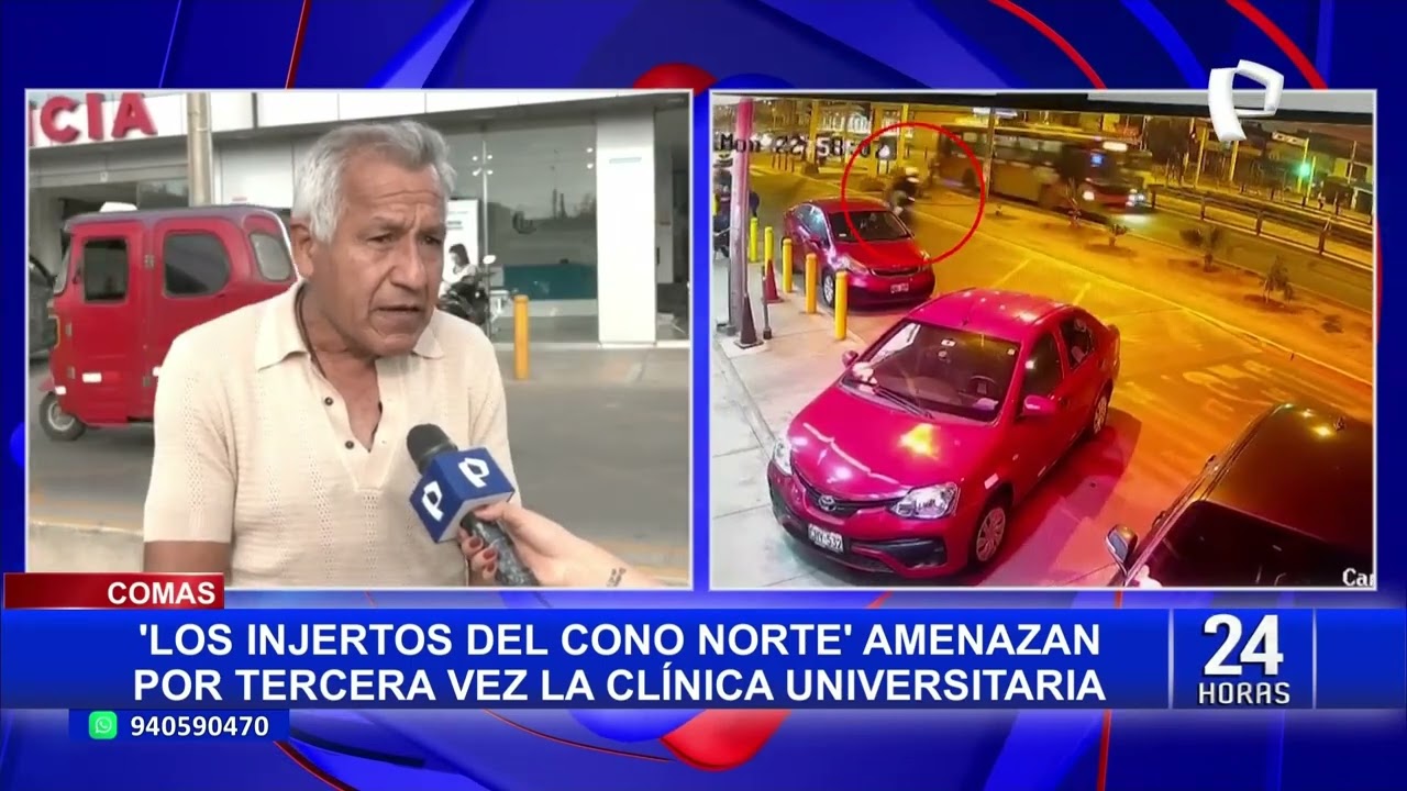 Comas: extorsionadores amenazan por tercera vez a Clínica Universitaria