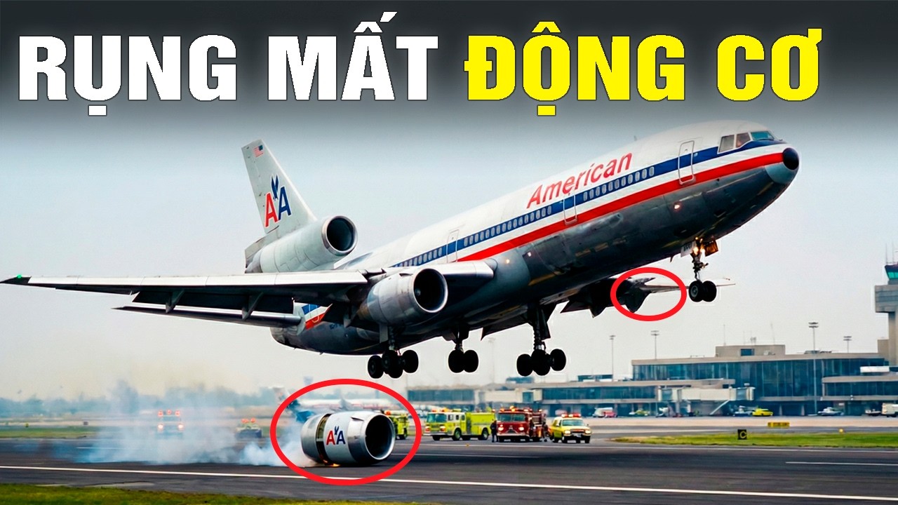 Rụng Động Khi Vừa Mới Cất Cánh| Thảm Kịch Kinh Hoàng Chuyến Bay 191 American Airlines