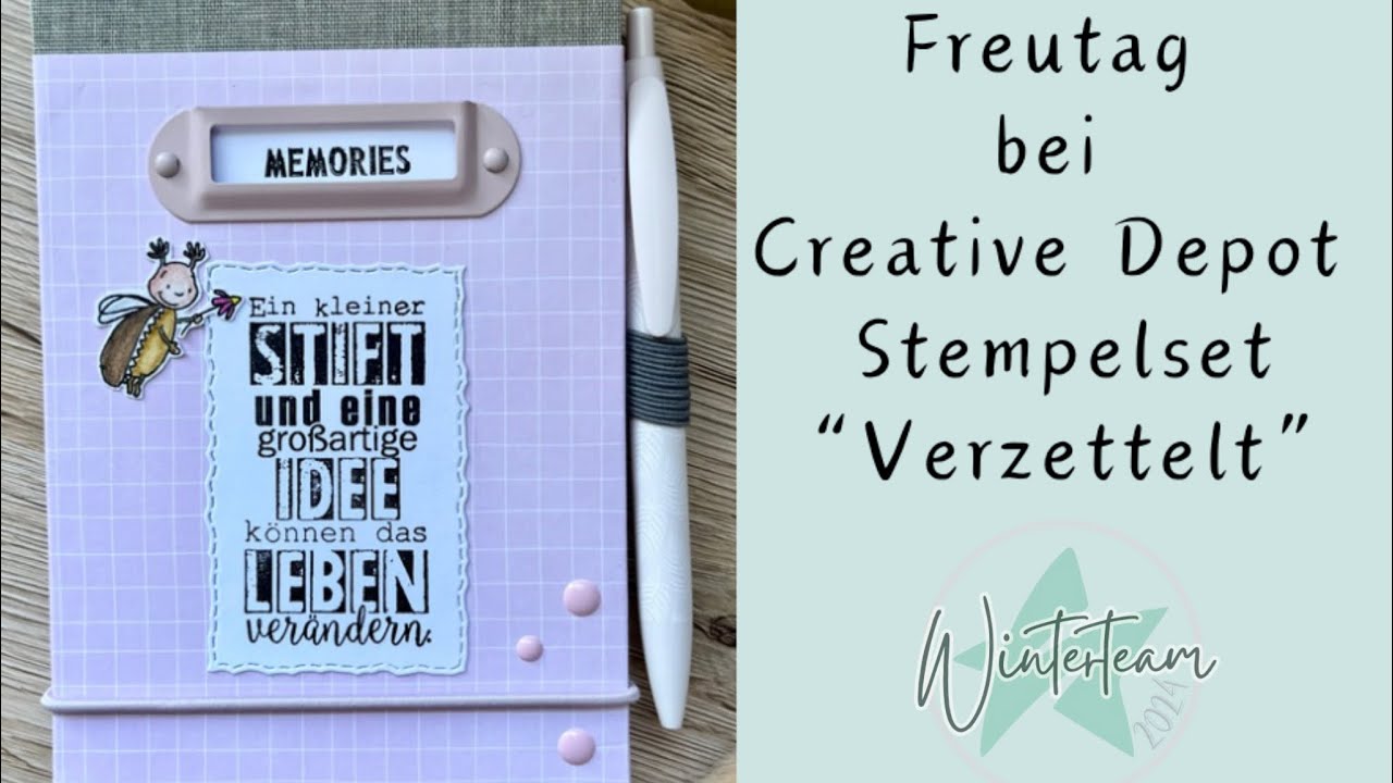 Freutag bei Creative Depot/ Stempelset Verzettelt