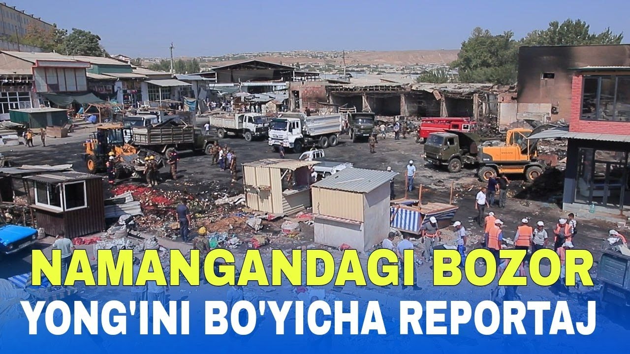 Dahshat! Chortoq bozoridagi yong‘in haqida!
