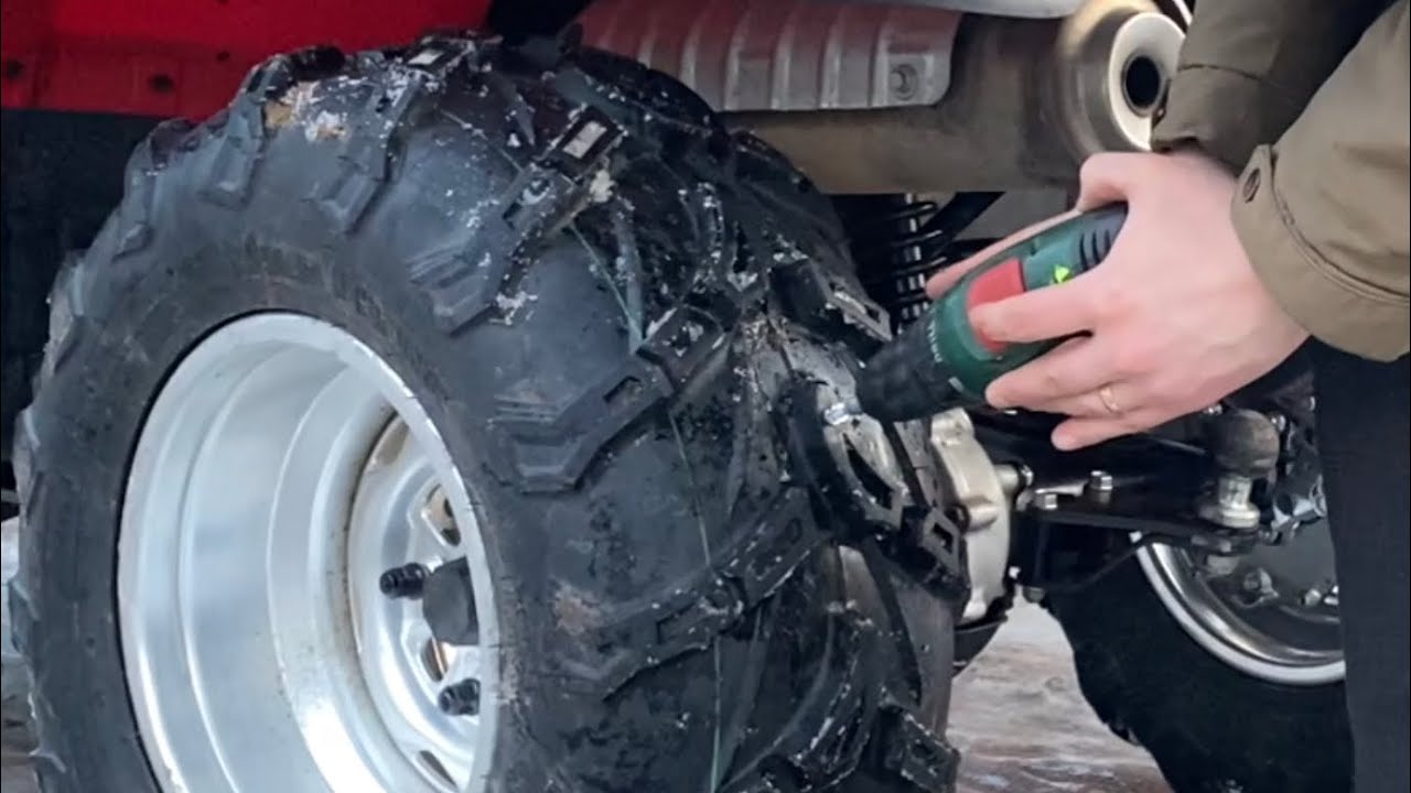 ATV screw in tire studs