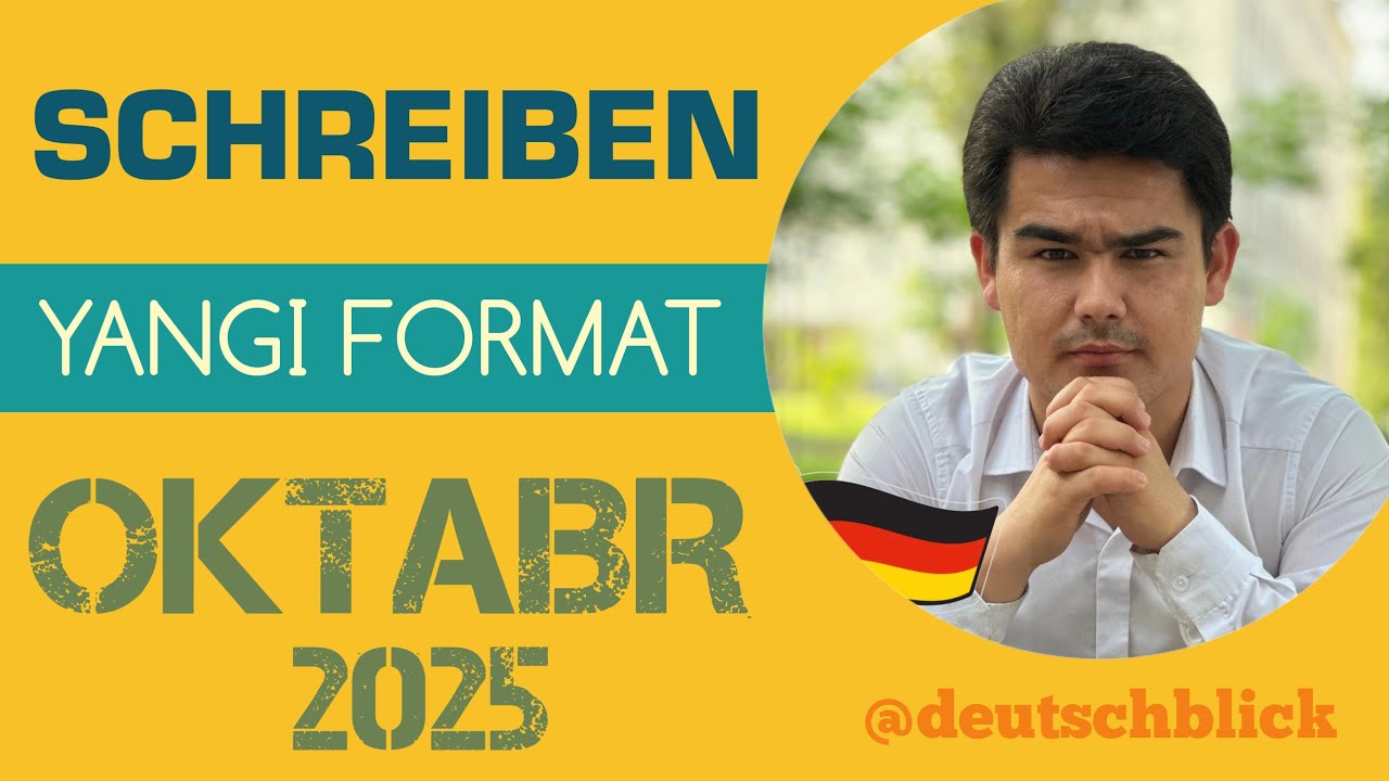 MULTILEVEL SCHREIBEN YANGI FORMATI 2025 (Milliy sertifikat) | To`liq videodars #nemistili #imtihon