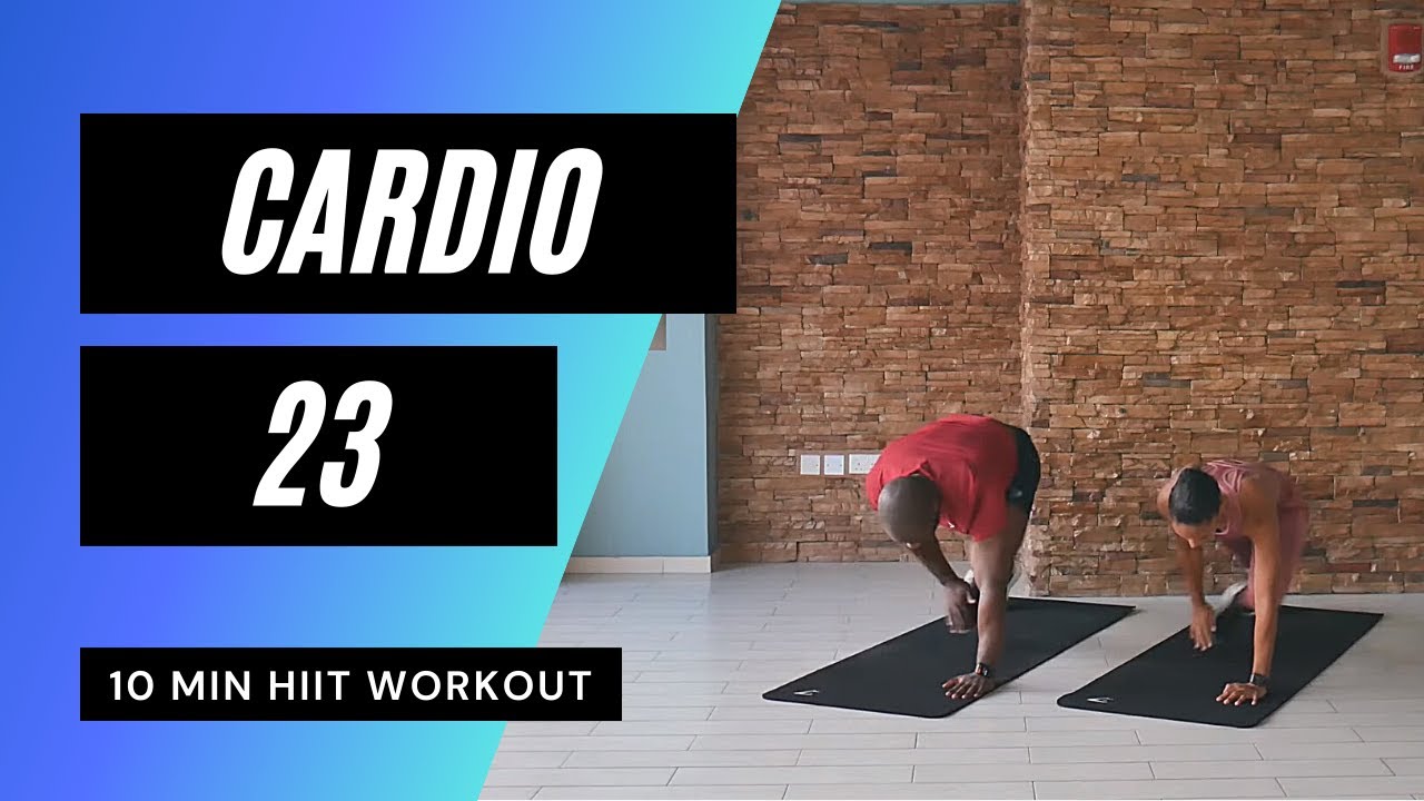 10 MIN CARDIO HIIT WORKOUT // Intense Calorie Burn | MrandMrsMuscle